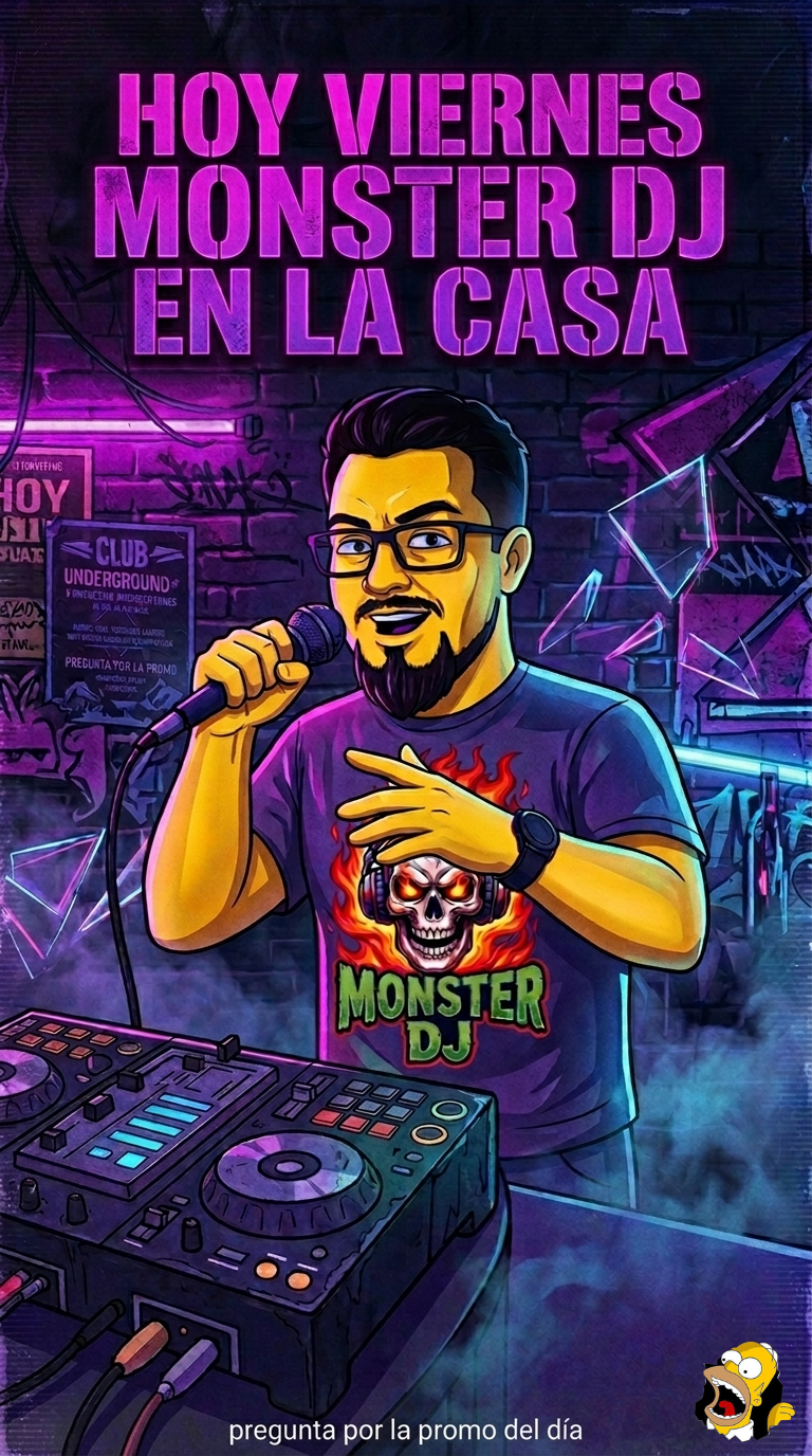 Promoción especial de viernes en Homero's Beer